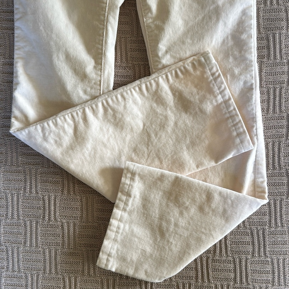 Levi's Off White/Cream Boot Cut Pants - Picture 11 of 16